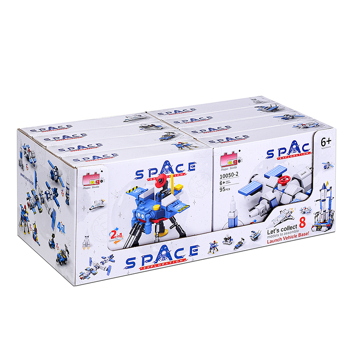 Конструктор 10050 "Космический" в коробке