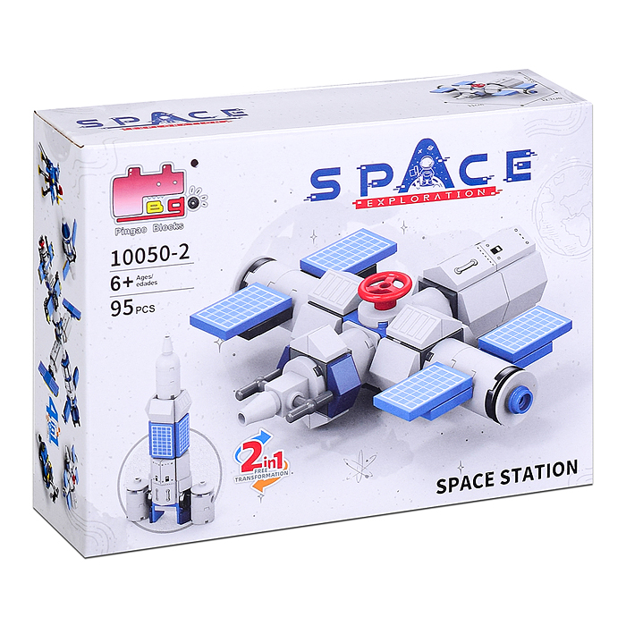 Конструктор 10050 "Космический" в коробке