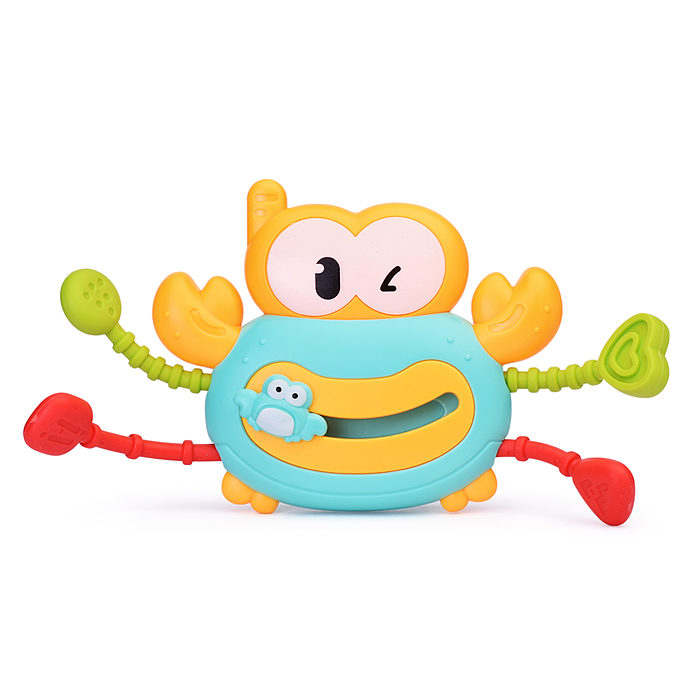 Интерактивная игрушка 1688-26 "Веселый крабик" в коробке