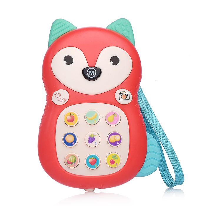 Телефон 8264 "FOX" на батарейках, в коробке