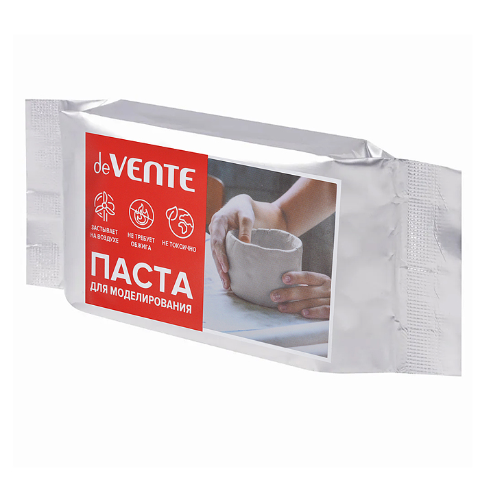 Паста для моделирования белая, 500 грамм, самозатвердевающая на воздухе Паста для моделирования белая, 500 грамм, самозатвердевающая на воздухе