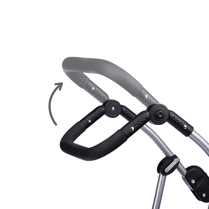 Фото к товару Коляска-трансформер 9662M для кукол, металлическая, регулируемая ручка, с корзиной, цвет розовый Коляска-трансформер 9662M для кукол, металлическая, регулируемая ручка, с корзиной, цвет розовый