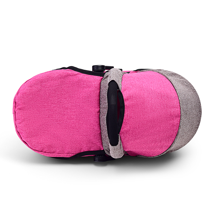 Фото к товару Коляска-трансформер 9662M для кукол, металлическая, регулируемая ручка, с корзиной, цвет розовый Коляска-трансформер 9662M для кукол, металлическая, регулируемая ручка, с корзиной, цвет розовый