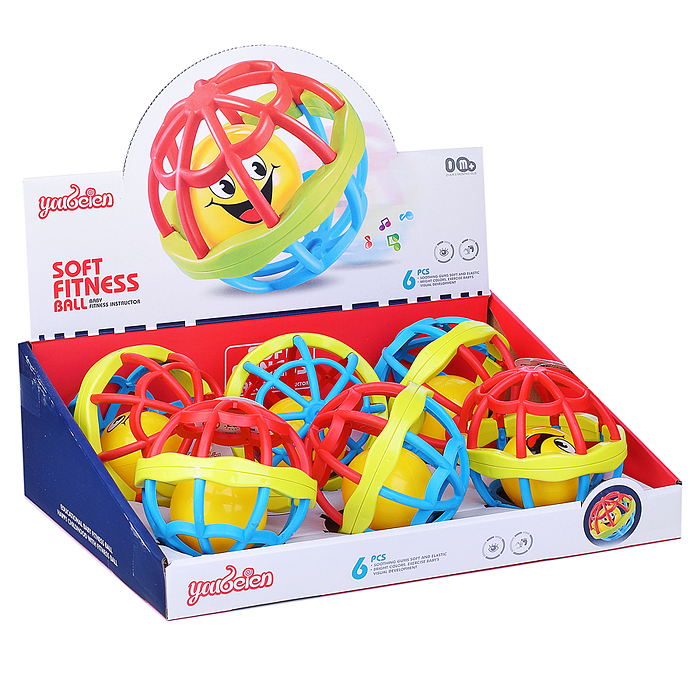 Погремушка RT779 "Веселый мяч" в коробке