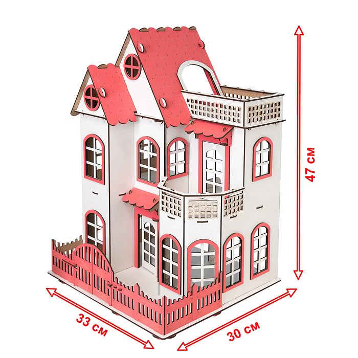 Фото к товару Домик "Престиж" Белый Домик "Престиж" Белый