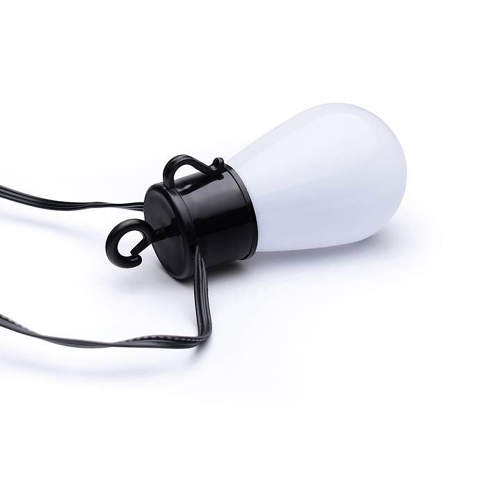 Электрогирлянда S0464 Smart 6 м, 20 ламп, 10 режимов, USB, ИК пульт (цветная)