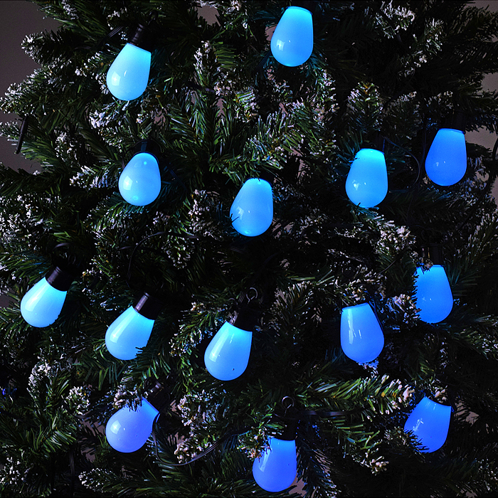 Электрогирлянда S0464 Smart 6 м, 20 ламп, 10 режимов, USB, ИК пульт (цветная)