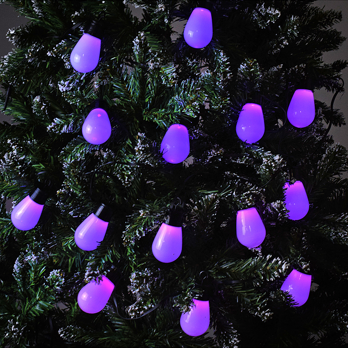 Электрогирлянда S0464 Smart 6 м, 20 ламп, 10 режимов, USB, ИК пульт (цветная)