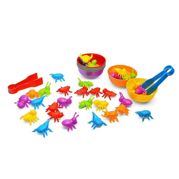 Настольная игра-сортировщик 2188-105 "Насекомые" в тубусе