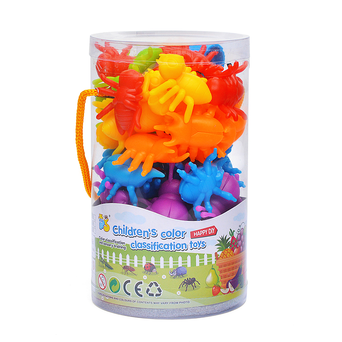 Настольная игра-сортировщик 2188-105 "Насекомые" в тубусе