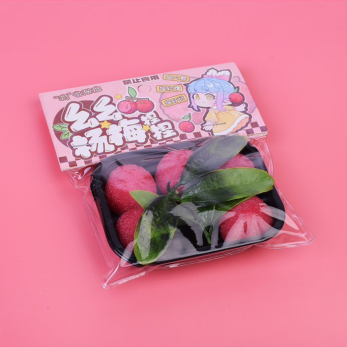 Игрушка -антистресс 00-5509 "Ягодки с листочками" в пакете