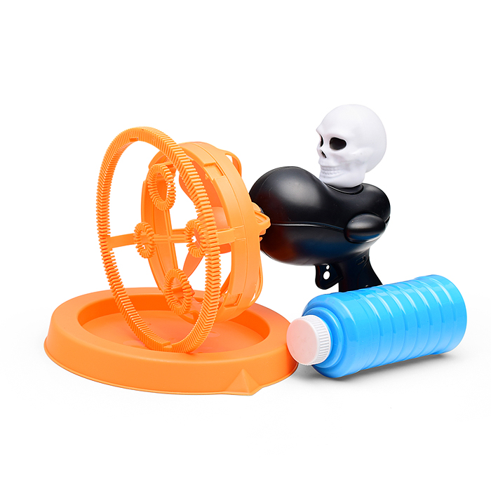 Пистолет 00-5436 "Череп" для мыльных пузырей, на листе