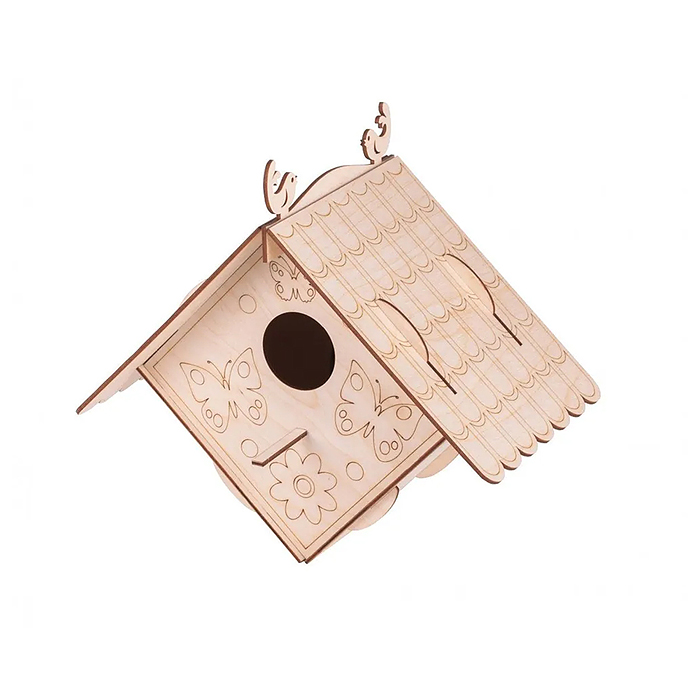 Конструктор из дерева.Скворечник "Уютный домик"