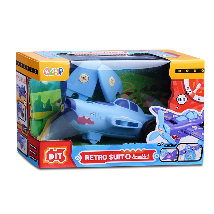 Конструктор B2401 "Транспорт-1" с отверткой, в коробке