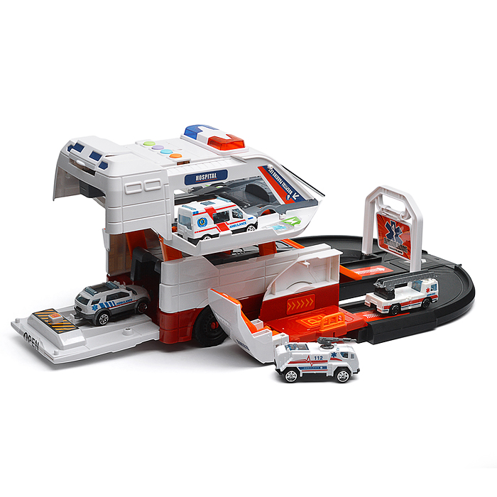 Машина-Трек SJ681B-1 "Медицина" в коробке