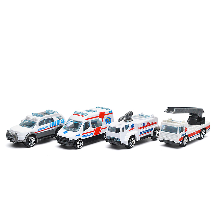 Машина-Трек SJ681B-1 "Медицина" в коробке