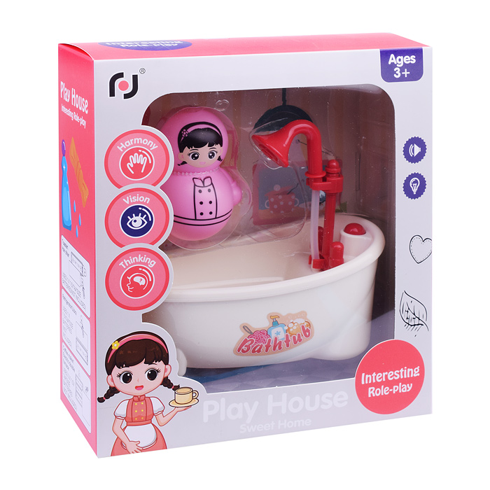 Набор ванная 3932 с лейкой, в коробке