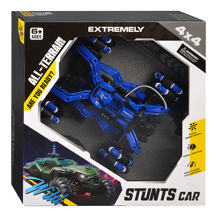 Машина 15968A "Трюкач №2" р/у, 27 MHz, в коробке