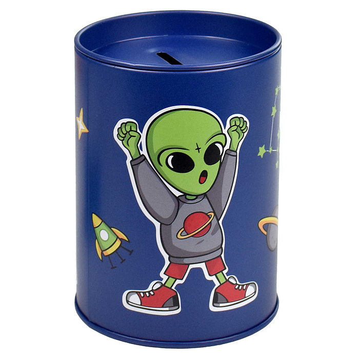 Фото к товару Копилка-подставка для канцелярских принадлежностей школьный "Крутой инопланетянин" 10,4х7,5х7,5 см. Копилка-подставка для канцелярских принадлежностей школьный "Крутой инопланетянин" 10,4х7,5х7,5 см.