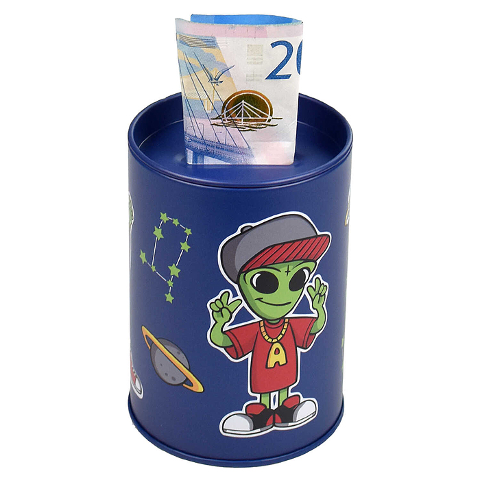 Фото к товару Копилка-подставка для канцелярских принадлежностей школьный "Крутой инопланетянин" 10,4х7,5х7,5 см. Копилка-подставка для канцелярских принадлежностей школьный "Крутой инопланетянин" 10,4х7,5х7,5 см.