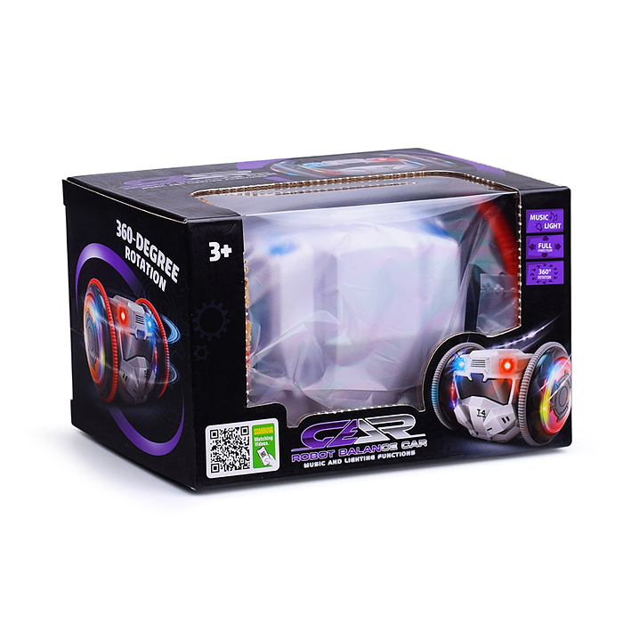 Машина T-4 "Robot balance car" на батарейках, в коробке