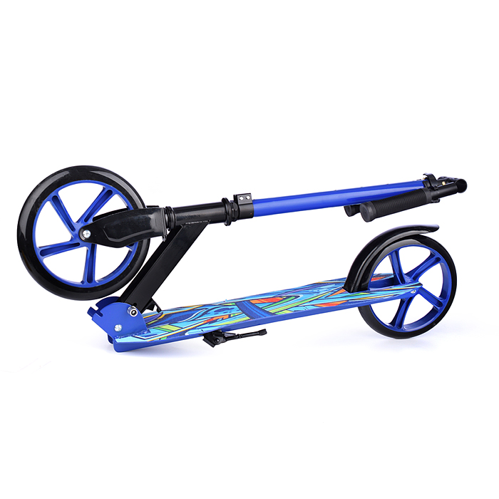 Самокат U037840Y 2-х кол., синий, PU/ 200 мм, ABEC 7, в коробке