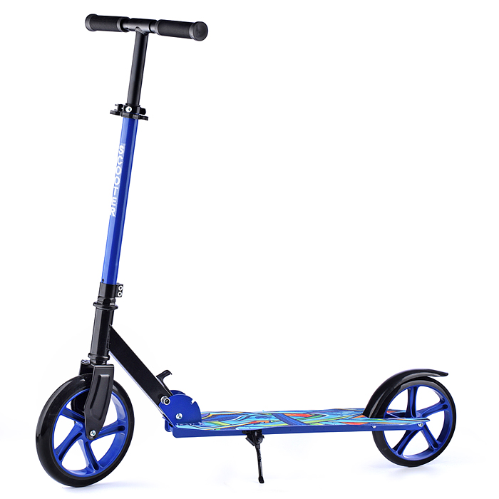 Самокат U037840Y 2-х кол., синий, PU/ 200 мм, ABEC 7, в коробке