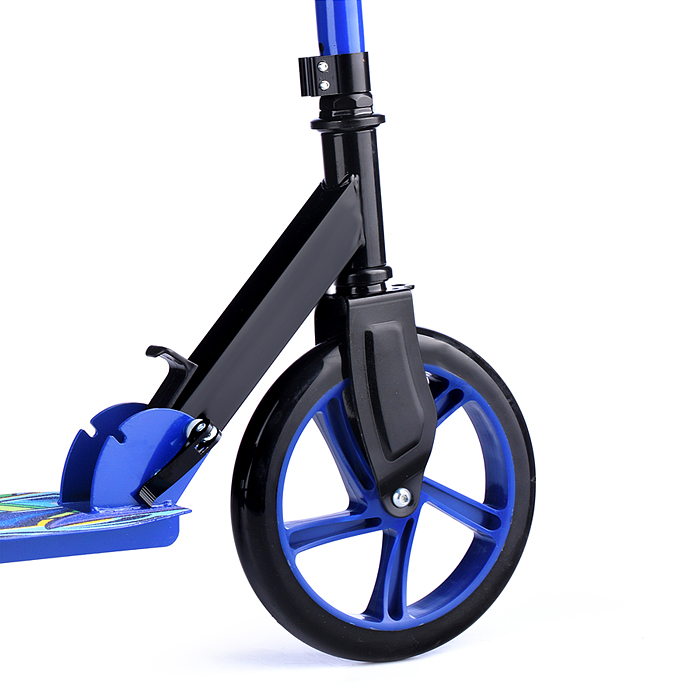 Самокат U037840Y 2-х кол., синий, PU/ 200 мм, ABEC 7, в коробке