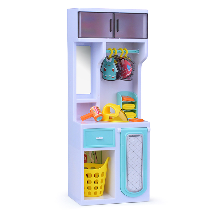 Набор мебели для кукол 818-361 "Ванная комната" на батарейках, в коробке