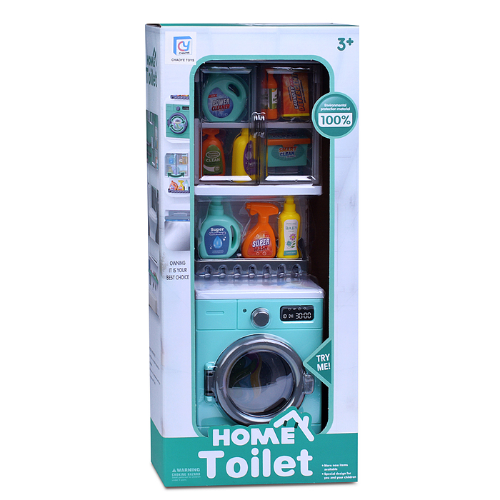 Стиральная машина 818-352 с аксессуарами, на батарейках, в коробке