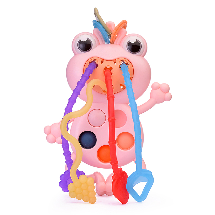 Погремушка-грызунок 2100A "Лягушка" в коробке