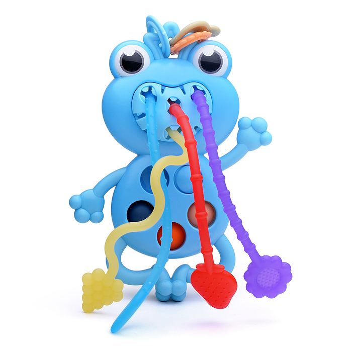 Погремушка-грызунок 2100A "Лягушка" в коробке