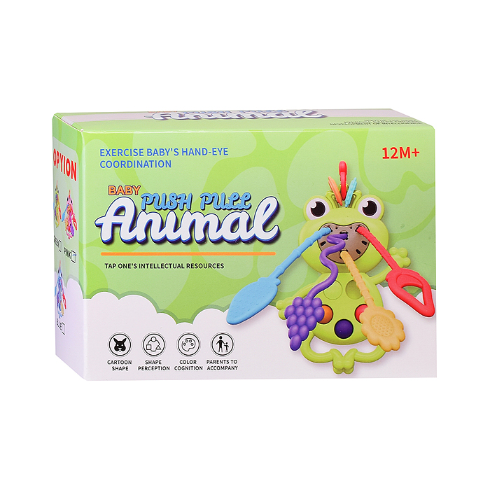 Погремушка-грызунок 2100A "Лягушка" в коробке