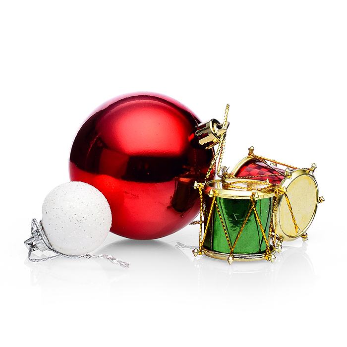 Набор новогодних шаров S2004 "Карнавал ассорти" 3-6см*30шт