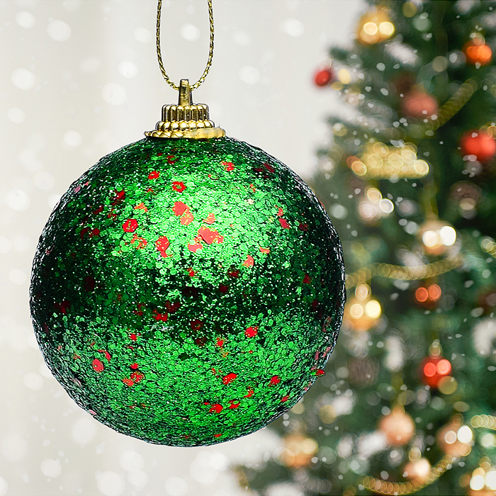 Набор новогодних шаров S2004 "Карнавал ассорти" 3-6см*30шт