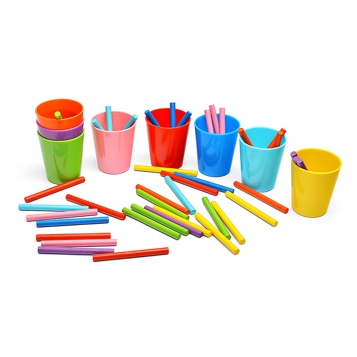 Настольная игра-сортировщик WD2159P "Палочки" в коробке