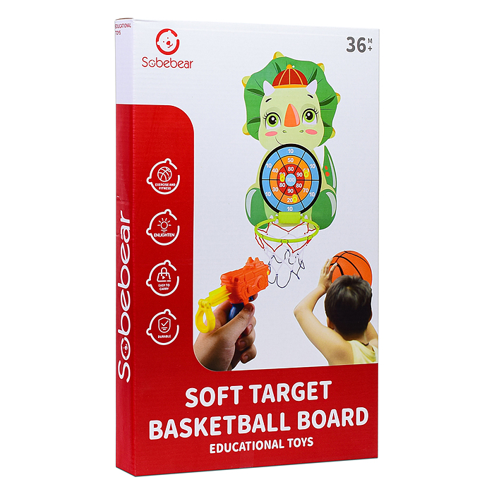 Фото к товару Набор для баскетбола YL1022-39 "Зверюшки" в коробке Набор для баскетбола YL1022-39 "Зверюшки" в коробке