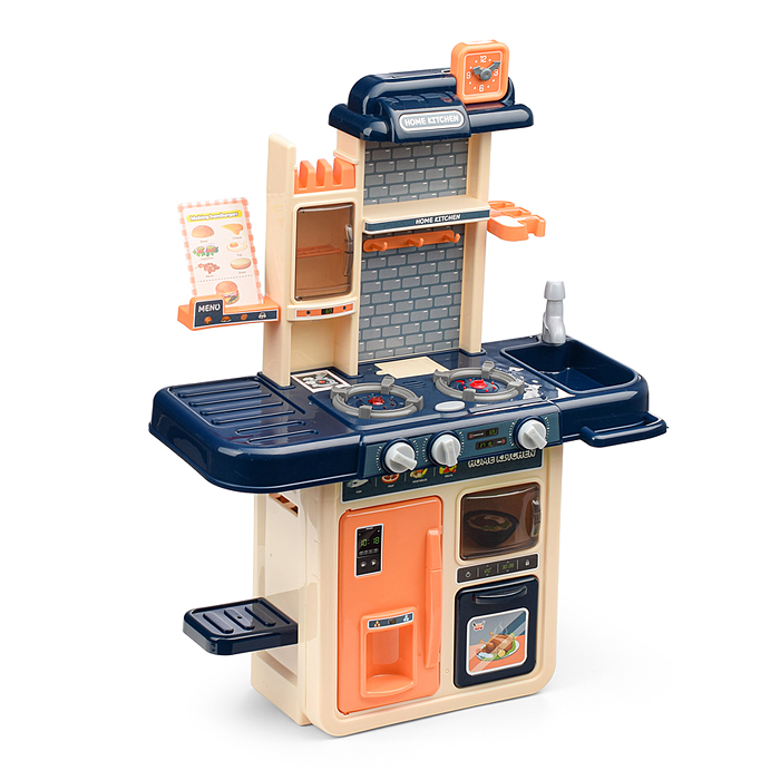 Фото к товару Игровой набор кухня MJL-A709 "Давай готовить" цвет синий, в коробке Игровой набор кухня MJL-A709 "Давай готовить" цвет синий, в коробке