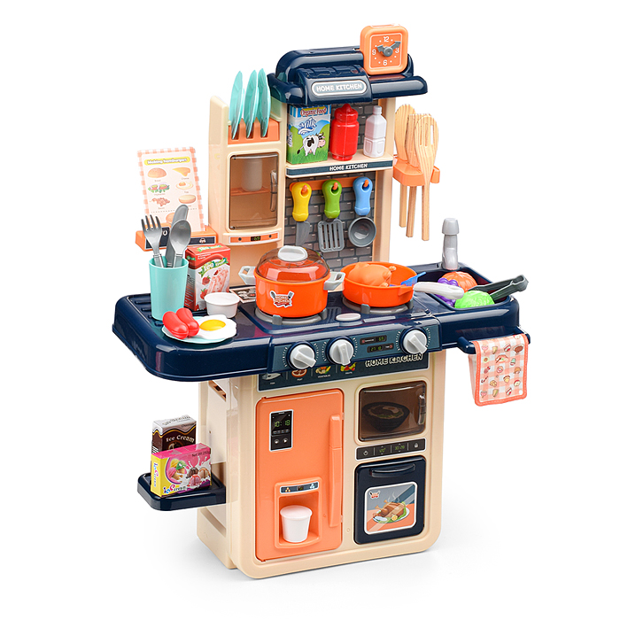 Фото к товару Игровой набор кухня MJL-A709 "Давай готовить" цвет синий, в коробке Игровой набор кухня MJL-A709 "Давай готовить" цвет синий, в коробке