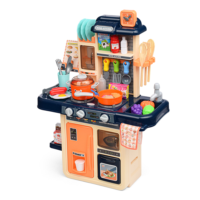 Игровой набор кухня MJL-909B "Маленький шеф" цвет синий, в коробке