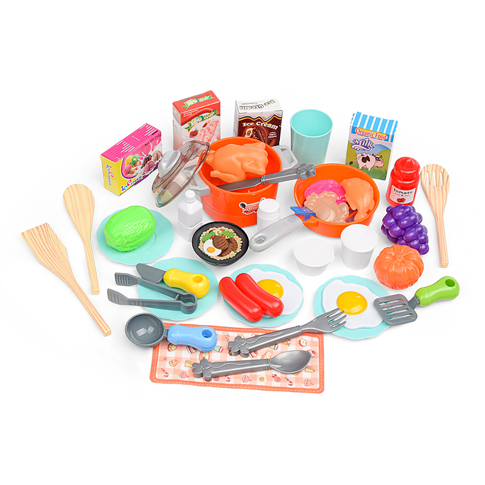 Игровой набор кухня MJL-909B "Маленький шеф" цвет синий, в коробке