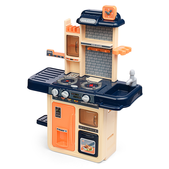 Игровой набор кухня MJL-909B "Маленький шеф" цвет синий, в коробке