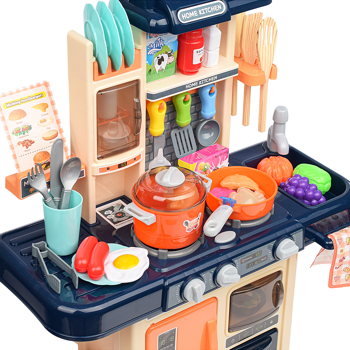 Игровой набор кухня MJL-909B "Маленький шеф" цвет синий, в коробке