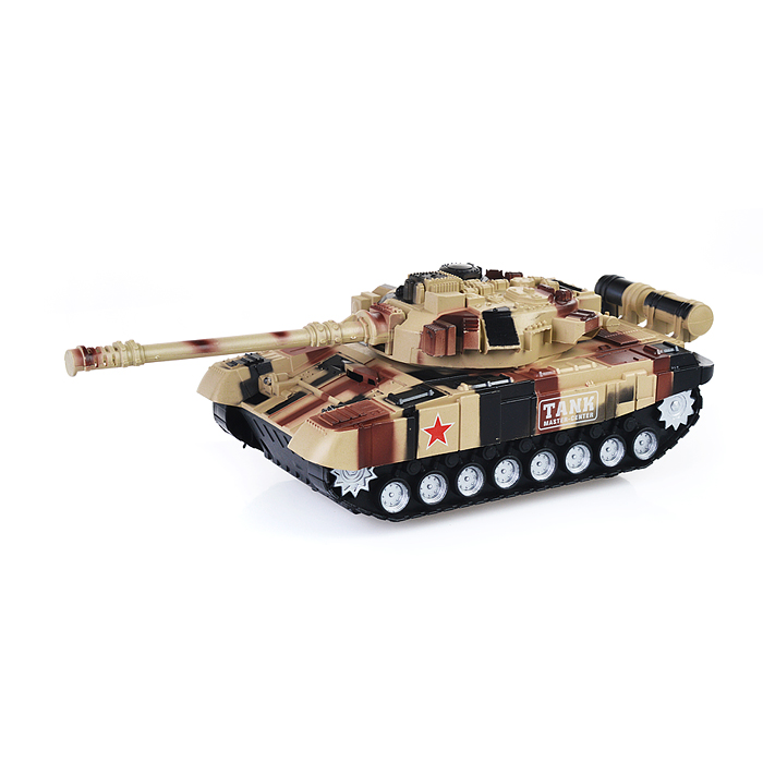 Фото к товару Танк DY987-T6 "Звезда" на р/у, 27 MHz в коробке Танк DY987-T6 "Звезда" на р/у, 27 MHz в коробке