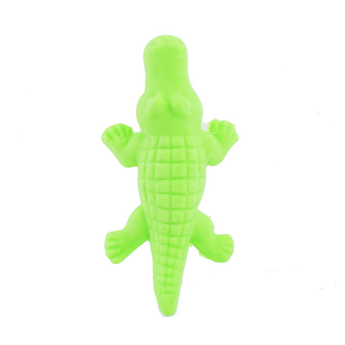 Ластик  "Крокодил" термопласт. резина,  микс цвета, можно использовать как счетный материал