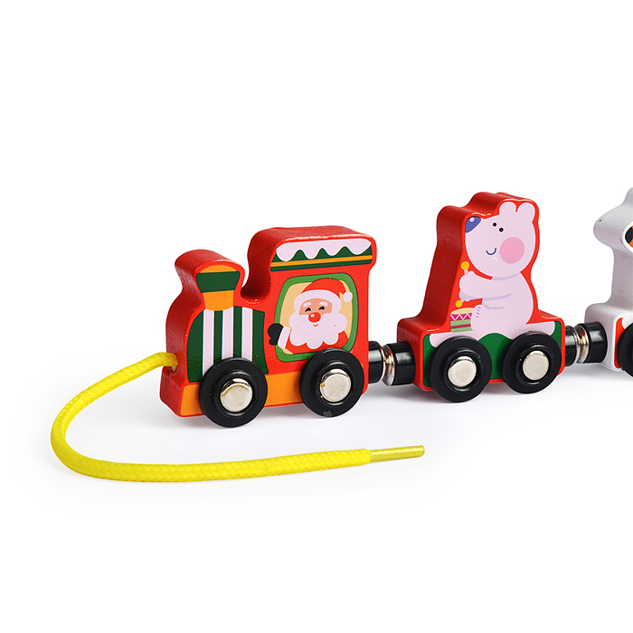 Шнуровка D1840 "Новогодний паровозик"