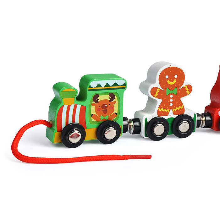 Шнуровка D1840 "Новогодний паровозик"