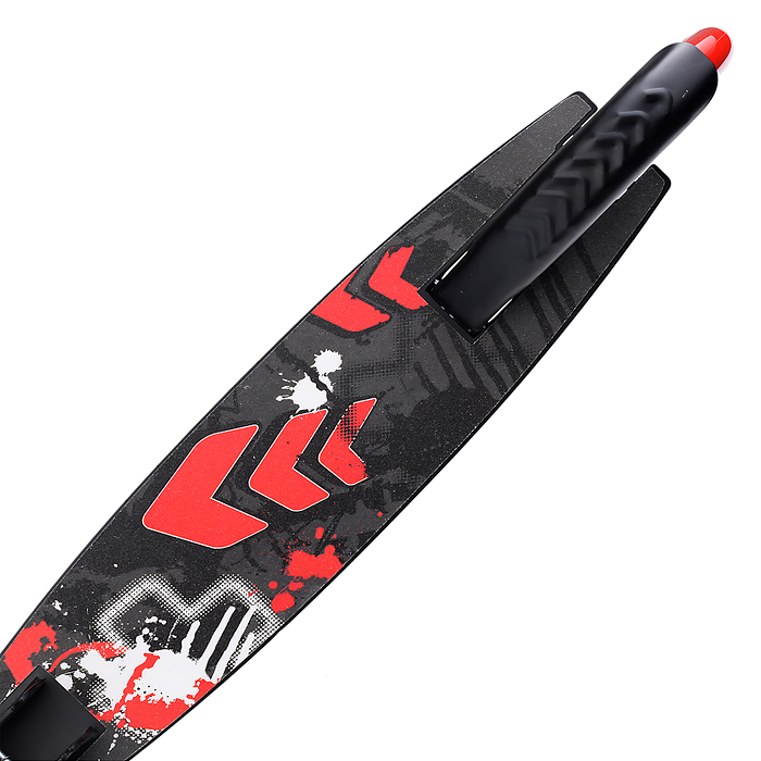 Самокат U012006Y 2-х кол., красный, d 200 мм., PU, в коробке