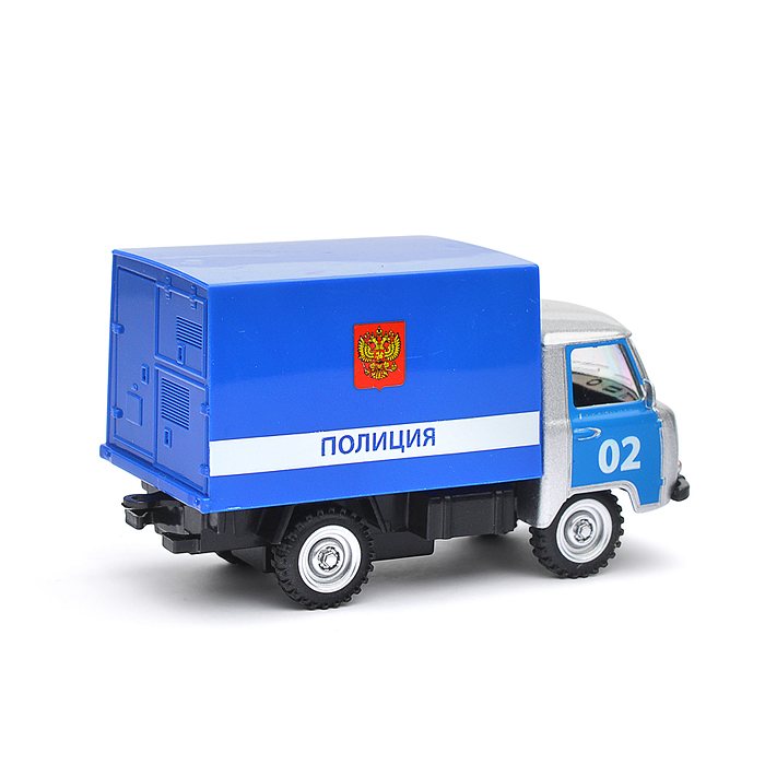 Фото к товару Модель металл УАЗ 3303 Полиция UAZ 11 см, (откр. двери) инерц., в коробке Модель металл УАЗ 3303 Полиция UAZ 11 см, (откр. двери) инерц., в коробке