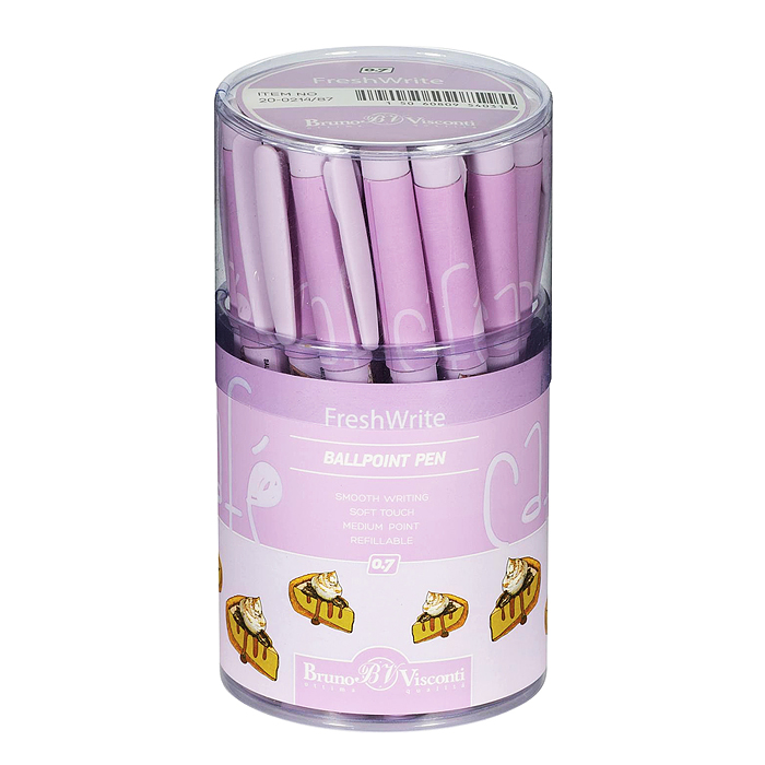 Ручка "FreshWrite. Кофемания. Чизкейк" шариковая 0.7 мм, синяя